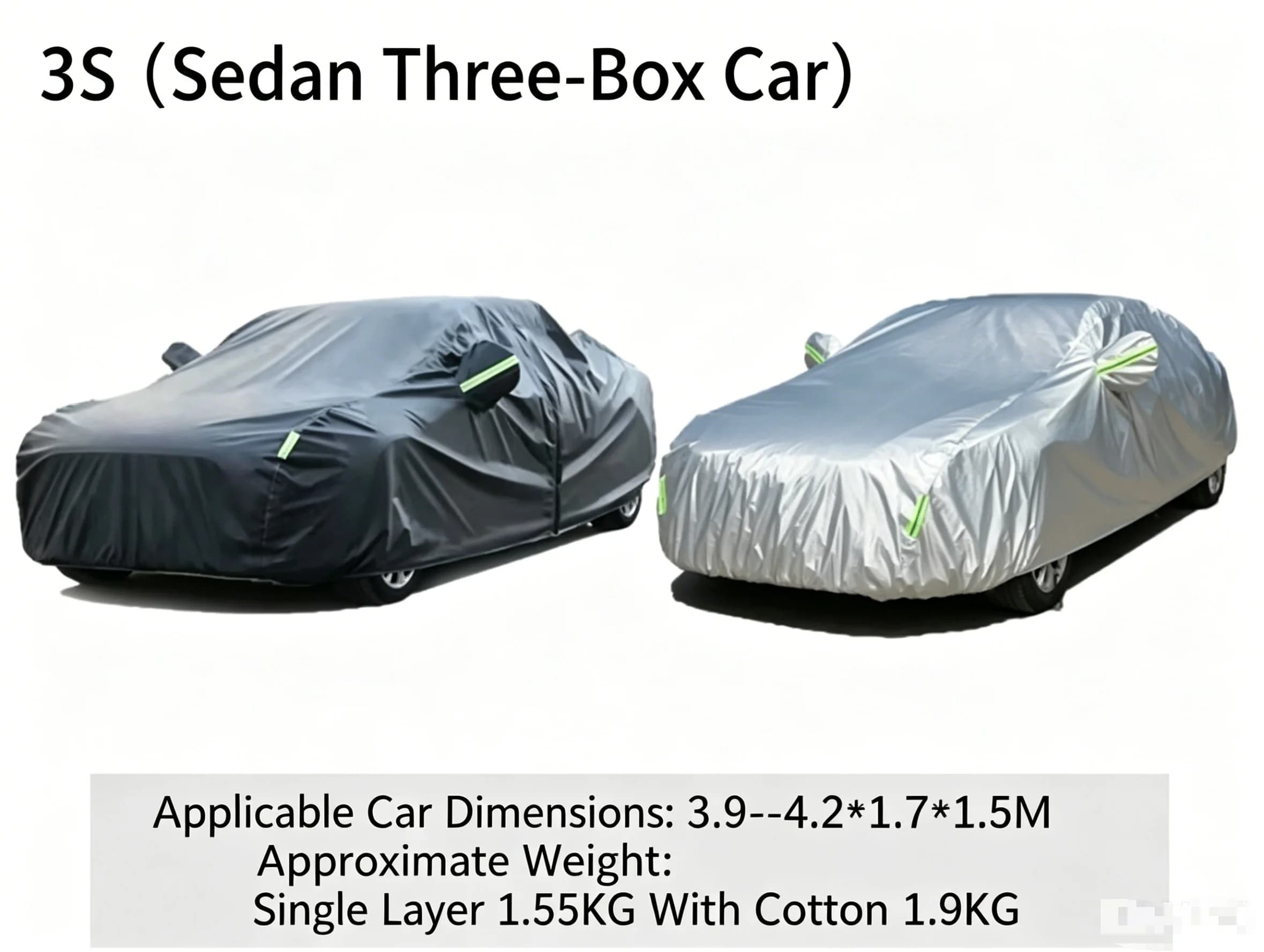 Protection de voiture, extérieur complet, tous types de véhicules, housse anti-neige, pare-soleil, housse anti-poussière pour berline, hayon, SUV et voiture standard