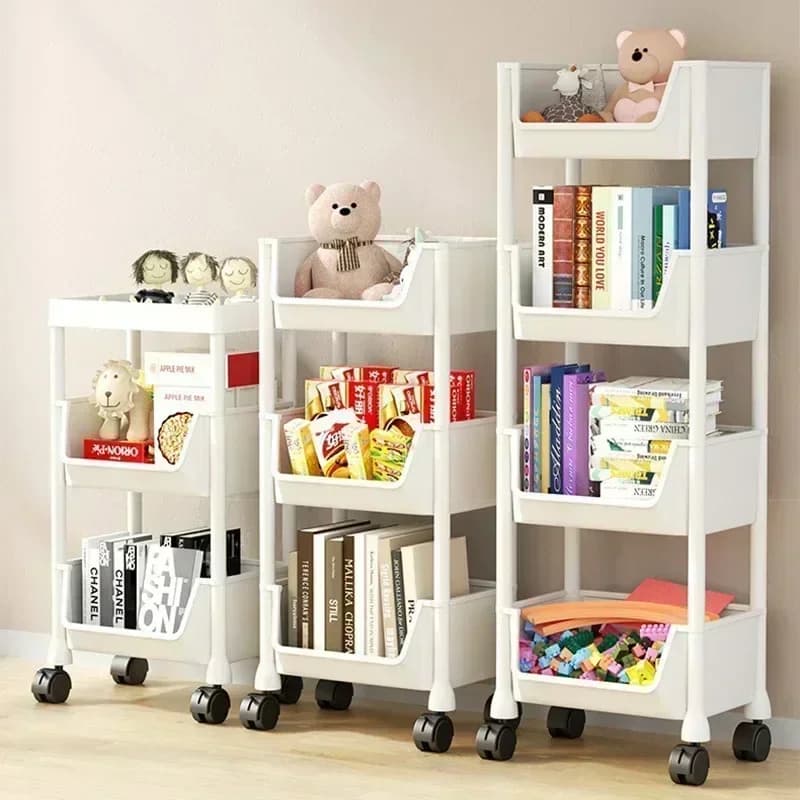 Étagère à roulettes pour cuisine, meuble de rangement d'angle étroit pour cuisine, armoire de salon, organisateur de salle de bain, cadeaux pour la maison