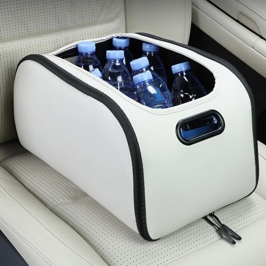 Organisateur de coffre de voiture avec poche intégrée pour camion, SUV, camping-car, berline, intérieur de voiture, universel, grande capacité, organisateur de coffre, outil