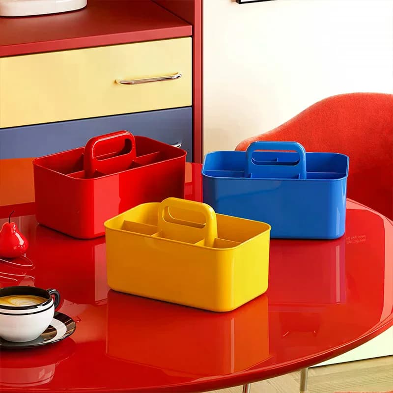 Boîte de rangement multifonctionnelle, boîte de rangement de bureau durable de grande capacité, rangement pour sous-vêtements, adaptée au rangement des articles divers