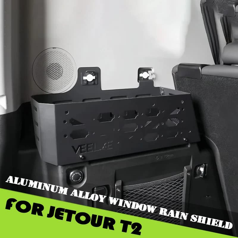 Supports de rangement de coffre adaptés pour Jetour Traveller T2 2023 2024 2025, support de rangement en alliage d'aluminium pour coffre de voiture modifié, accessoires de voiture