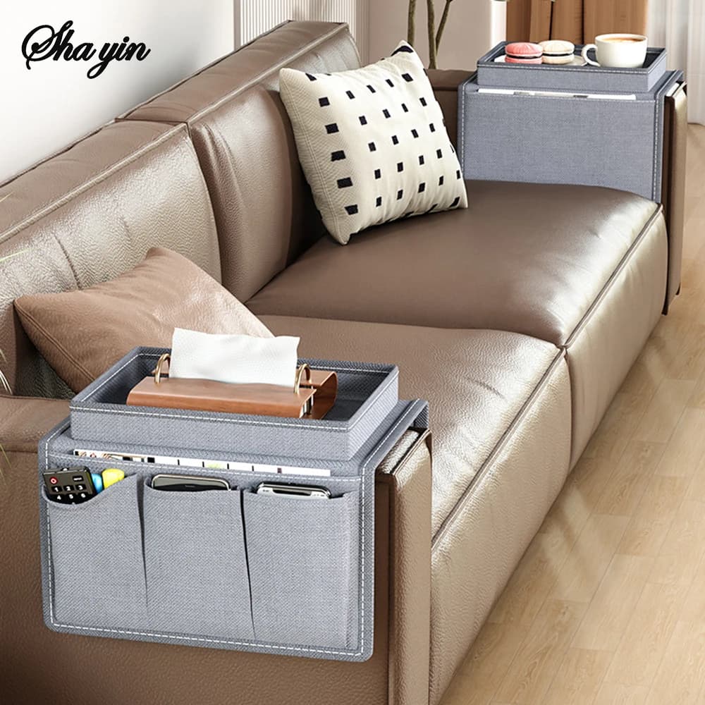 Sac de rangement pour canapé, sac suspendu pour accoudoir de canapé, sac de rangement pour télécommande, sac de rangement pour la maison