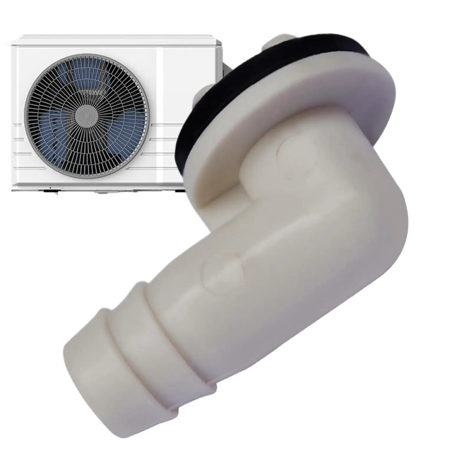 Connecteur de sortie de drain d'angle droit pour climatiseur, tuyau de drainage, outil de drainage de climatisation