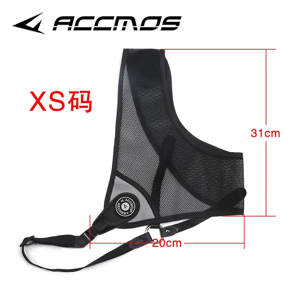 ACCMOS – Protection de poitrine pour tir à l'arc, main gauche/droite, tissu respirant et Durable réglable pour arc classique traditionnel
