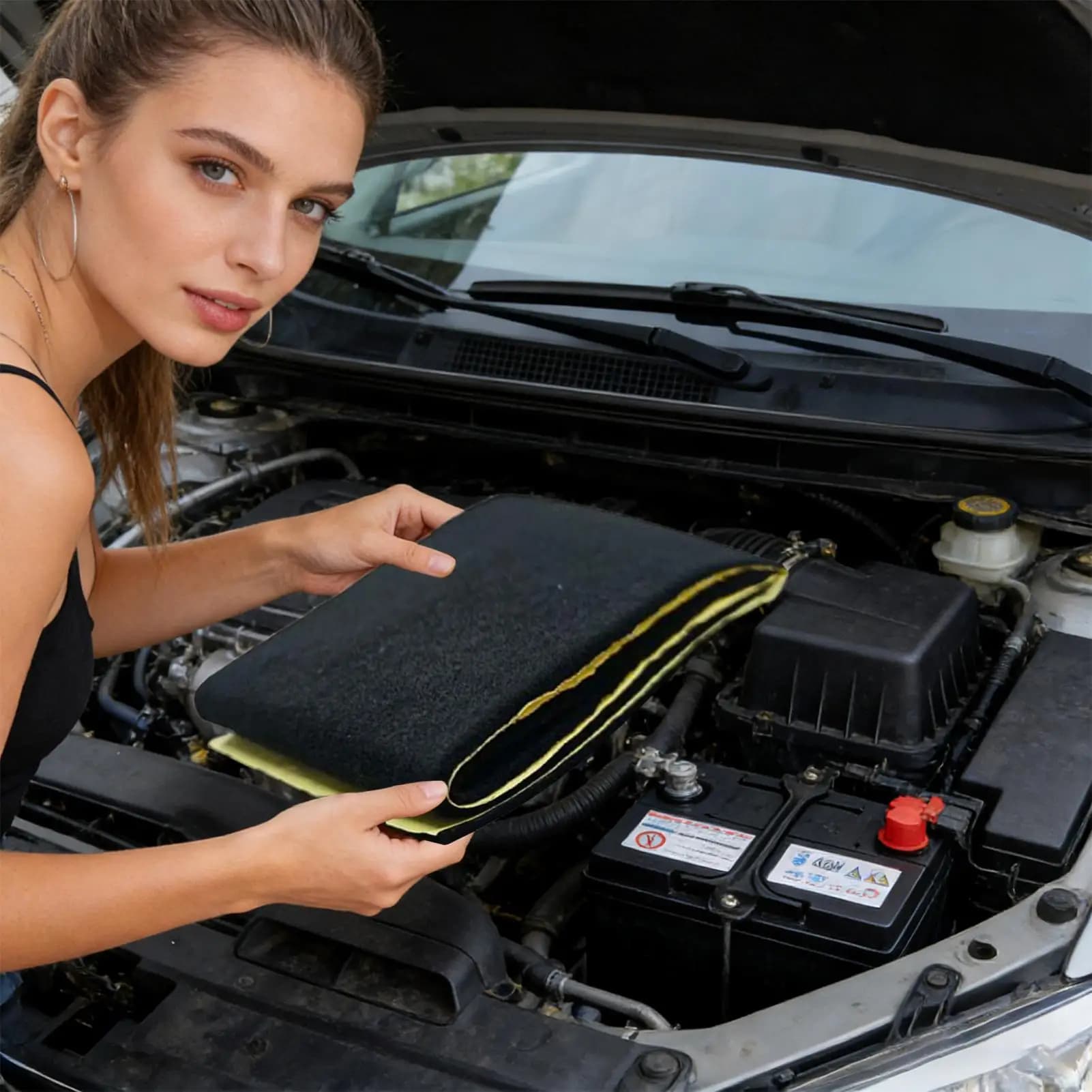 Adhésif isolant pour batterie de voiture, fournitures automobiles, couverture ignifuge pour batterie de voiture, couverture thermique pour batterie d'hiver pour camions et SUV