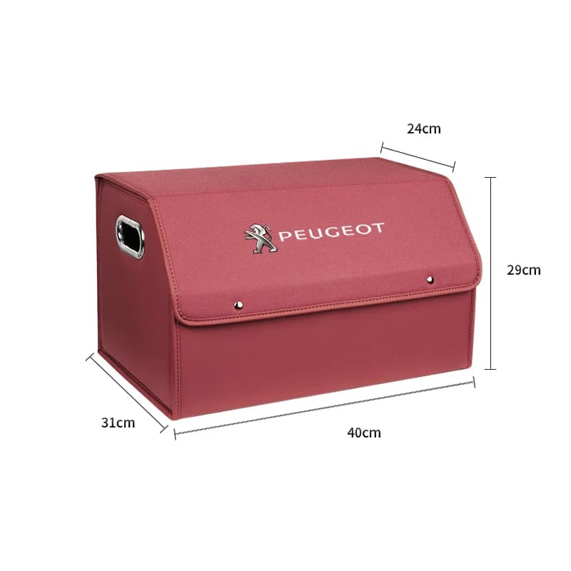 Boîte de rangement pour coffre de voiture, grande capacité, pliable, pour Peugeot 208 308 206 307 207 3008 407 508 2008 5008 301 406 408 607 4008 Rifter