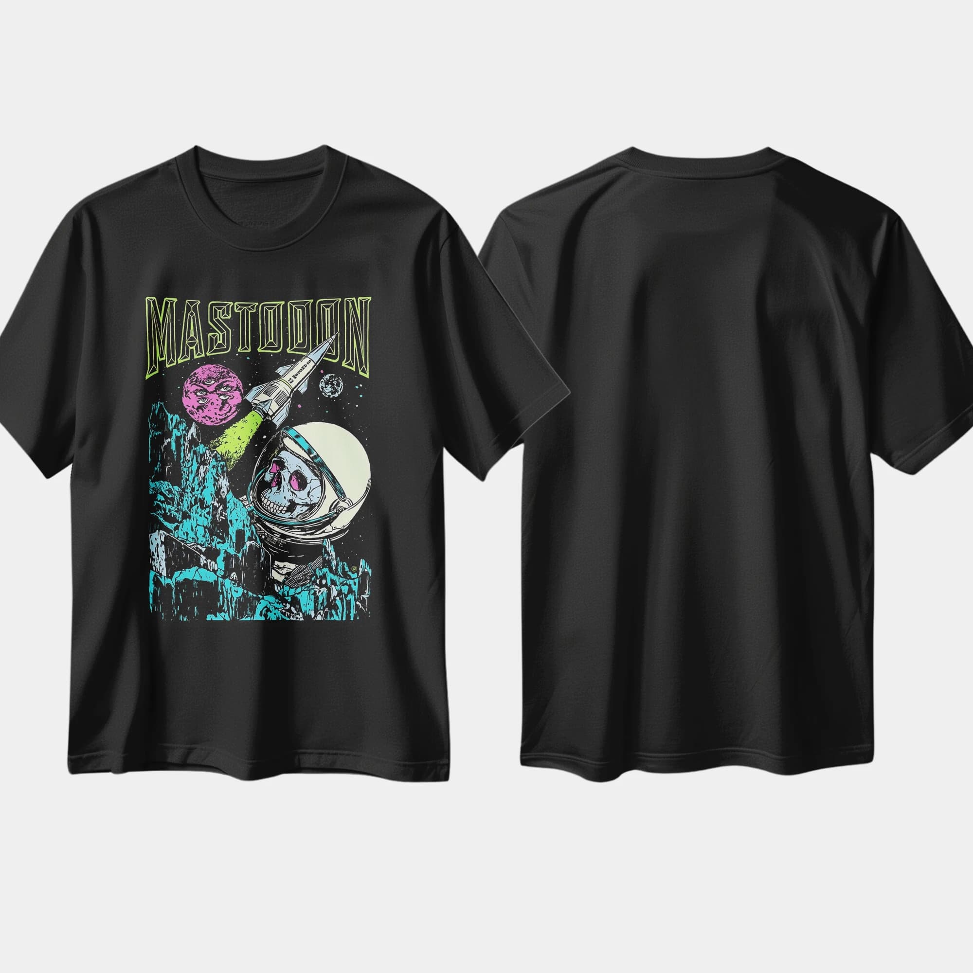 T-shirts Heavy Metal Band Rock pour Mastodons, 100% coton, col rond, chemise à manches courtes