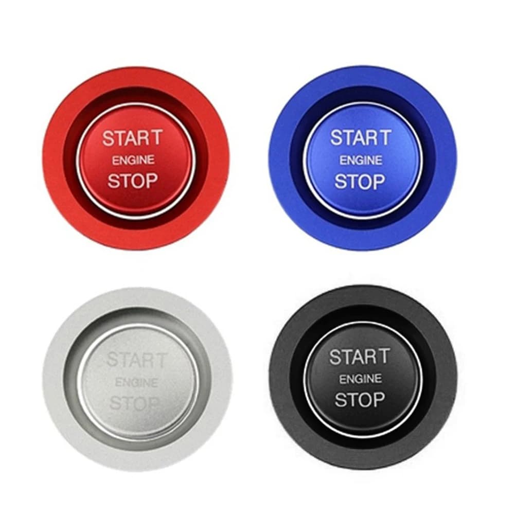 Pour Land Rover Discovery Sport LR5 Range Rover Sport Vogue Evoque voiture ABS moteur démarrage arrêt bouton garniture rouge/argent/bleu/noir