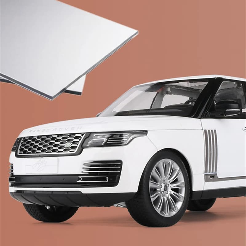 Range Rover – modèle de voiture de sport SUV en alliage métallique, véhicules tout-terrain moulés sous pression, Collection sonore et lumineuse, jouets pour enfants, cadeau, 1/32