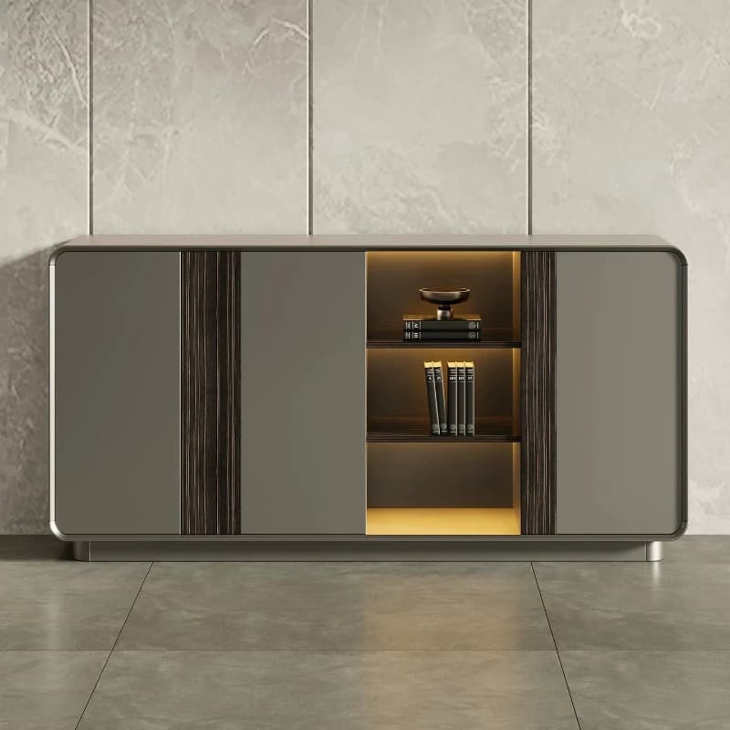 Meuble de Rangement de Bureau Simple et Moderne, Luxe Léger, Armoire de Classement Premium, Armoire à Documents, Étagères à Fentes, Mobilier de Bureau