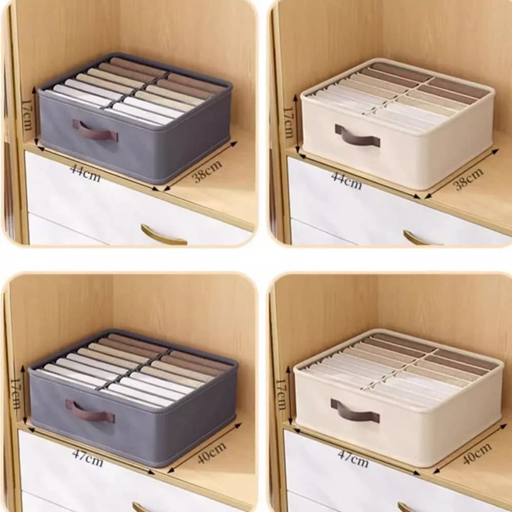 Armoire vêtements rangement organisateur pull T-Shirt boîte de rangement épaissi pantalon boîte de rangement avec PP conseil armoire tiroir pliable