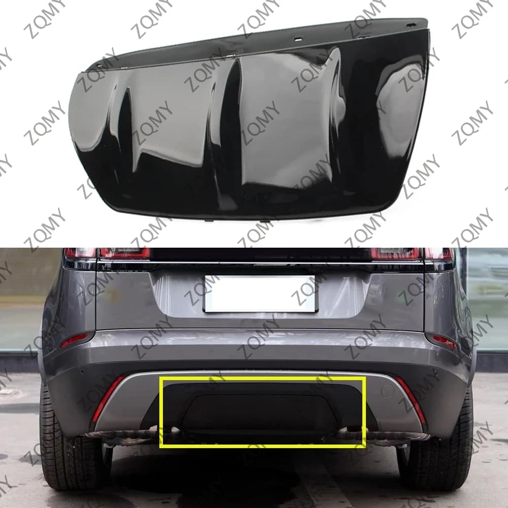 Protecteur de couvercle d'ouverture de crochet de remorquage arrière de voiture, noir brillant pour Land Rover Range Rover Velar 2018 2019 2020 2021 LR133261