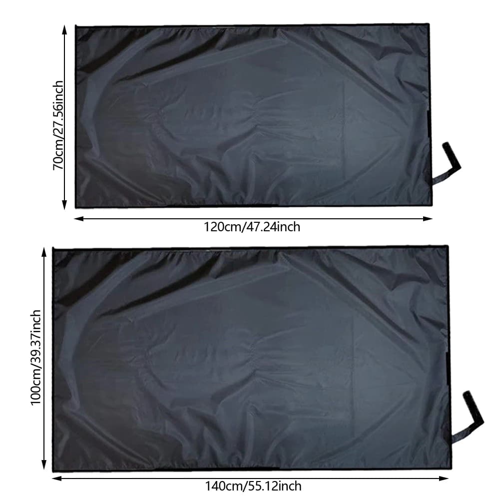 Tapis de Protection imperméable pour coffre de voiture, Portable, 120x70cm/140x100cm, accessoire pliable pour les entreprises de Service de conduite