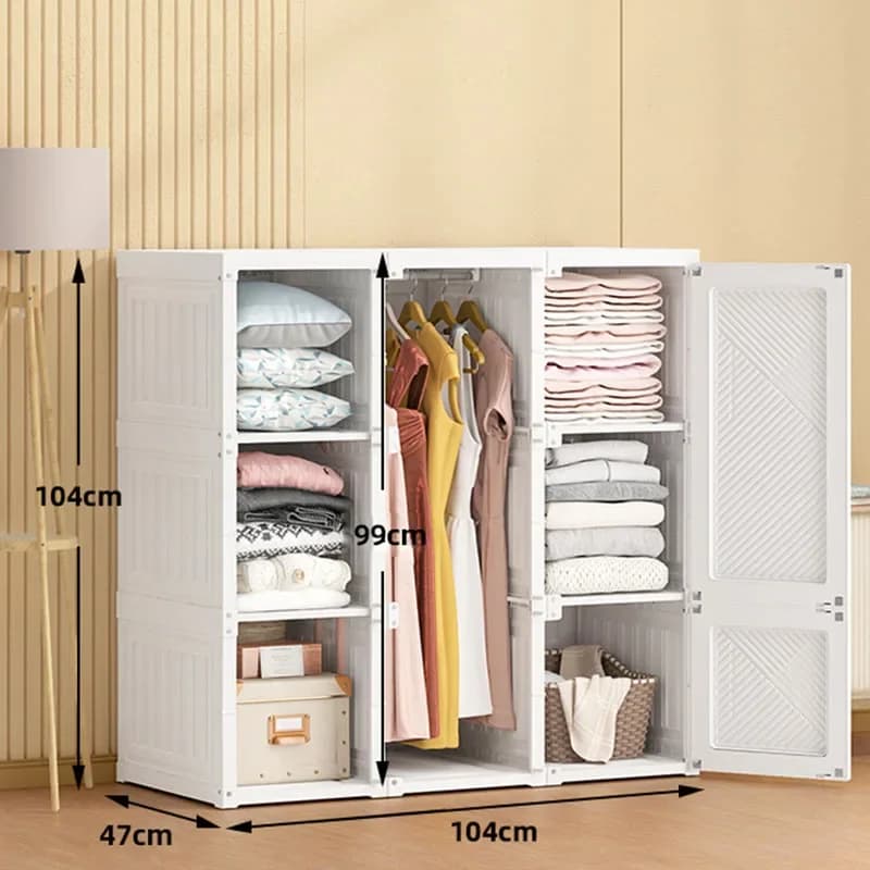 Organisateur de rangement pour placard de chambre, cubes de rangement pour vêtements, livraison gratuite, cloisons de placard, armoire portable, Guarda Roupa, mobilier de maison