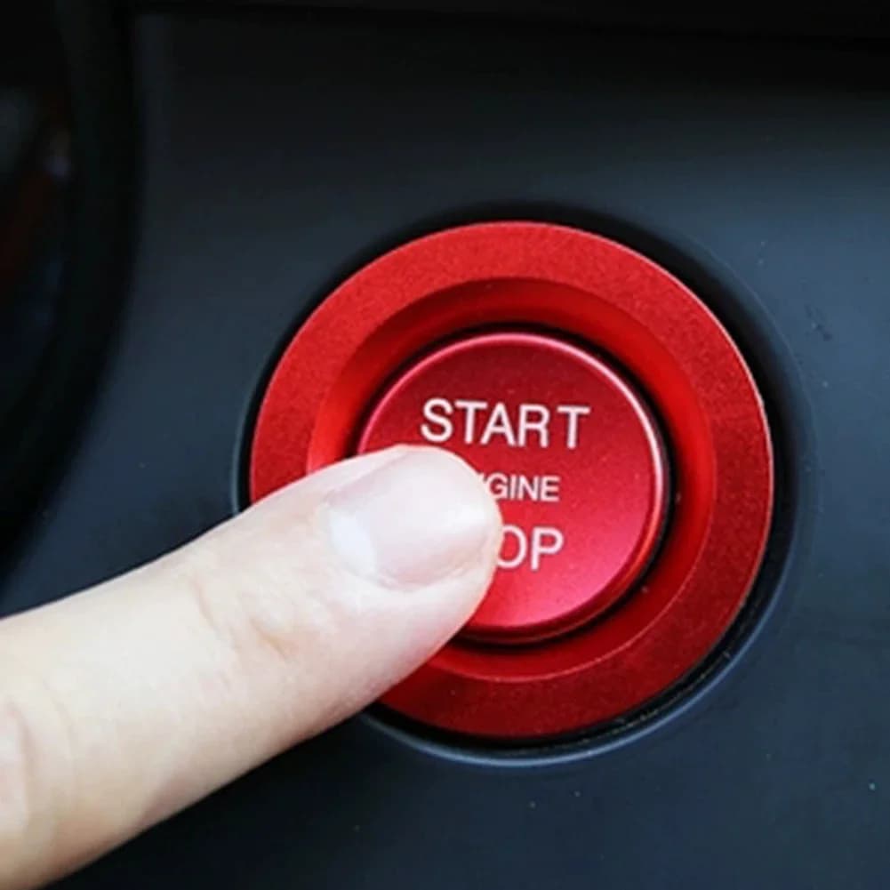 Pour Land Rover Discovery Sport LR5 Range Rover Sport Vogue Evoque voiture ABS moteur démarrage arrêt bouton garniture rouge/argent/bleu/noir