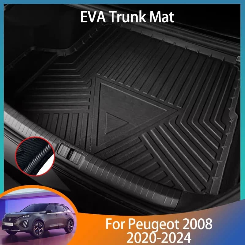 Polymères de Coffre de Voiture pour KIT 2008 P24 2020 2021 2022 2023 E2008, Tampon de Protection Étanche OligMaterial, Accessoires