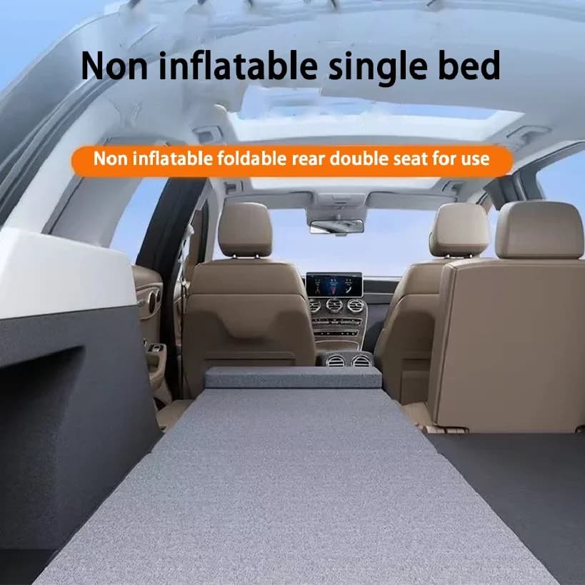 Matelas de voiture pliable pour camping, lit de voyage, tapis de repos pour bureau, matelas de couchage arrière de voiture, planche d'extension pliable