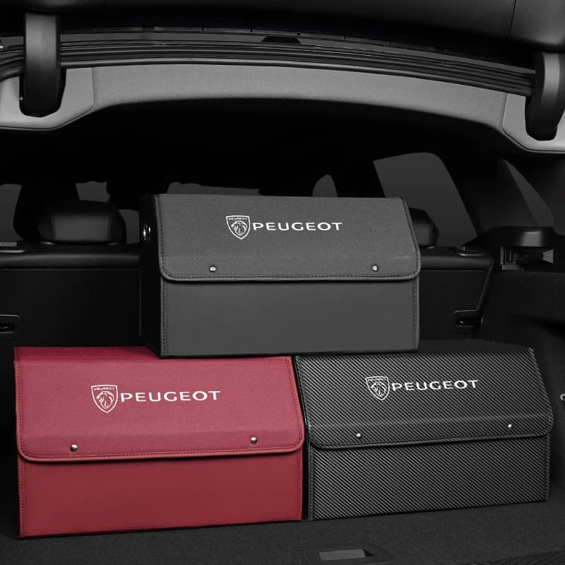 Boîte de rangement pour coffre de voiture, grande capacité, pliable, pour Peugeot 208 308 206 307 207 3008 407 508 2008 5008 301 406 408 607 4008 Rifter