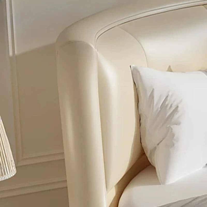 Lampe de lecture, Tables de chevet double avec rangement, Lit de salon français, Lit de sommeil moderne, Lits de mariage, Mobilier de chambre à coucher