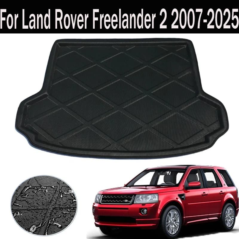 Tapis de coffre robuste pour Land Rover Freelander 2 2007-2025 – Tapis de protection de coffre de voiture