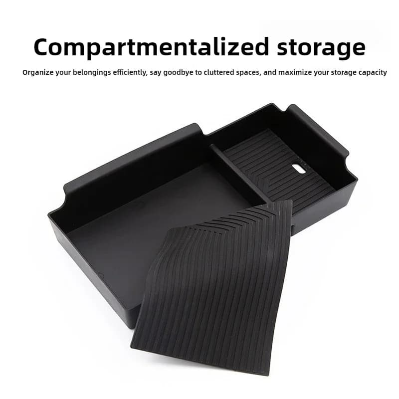 Boîte de rangement d'accoudoir, plateau de rangement inférieur de Console centrale pour MG ES5 S5 EV 2024 2025 2026 organisateur de voiture, accessoires de rangement