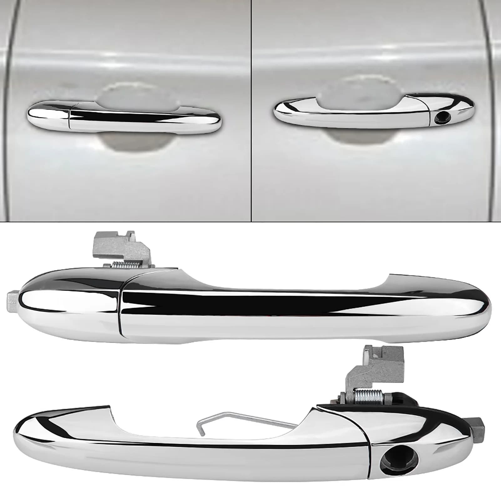 Poignée de porte extérieure côté conducteur gauche/droite pour 500 2012-2018, accessoires de remplacement pour voiture