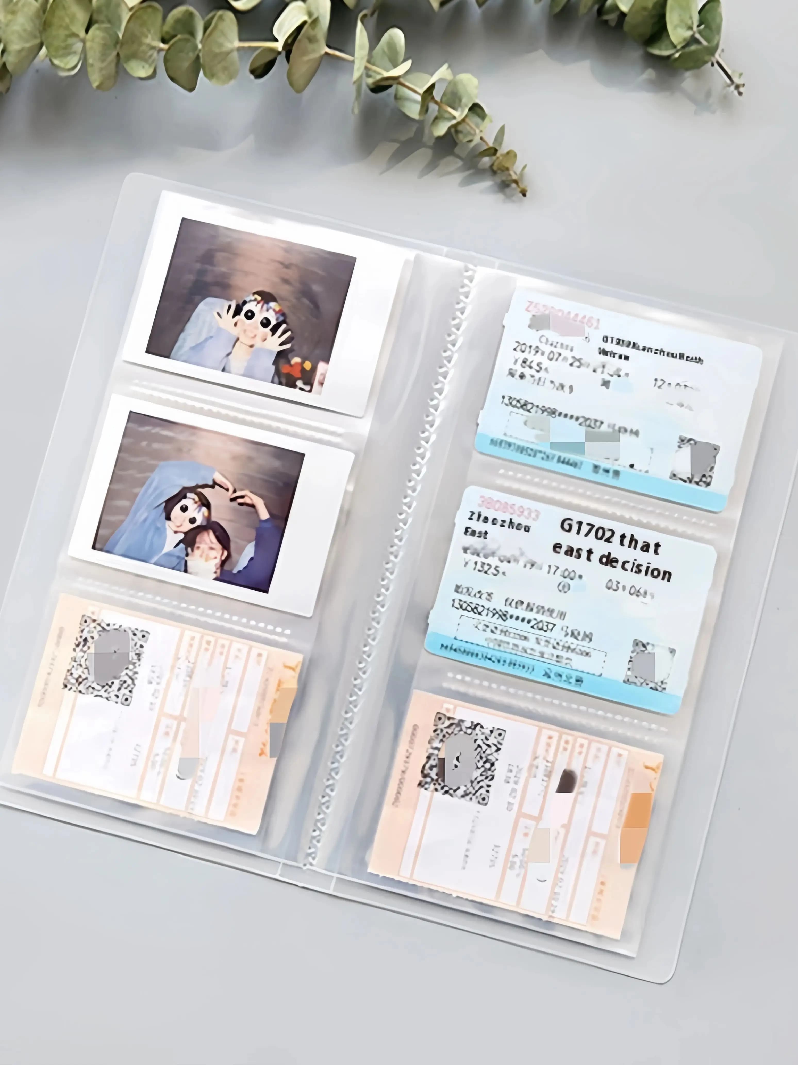 Album photo Polaroid contenant 120/240 emplacements | Album photo Polaroid | Boîte de rangement pour cartes postales et photos | Album de cartes | COD