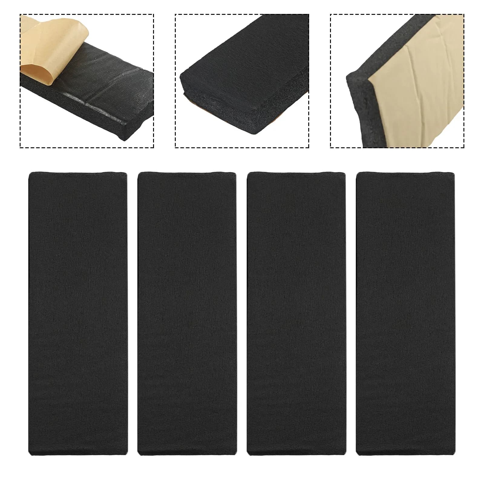 4x protecteur de porte de voiture de Garage, pare-chocs d'angle mural, bloc de mousse pour stationnement, bandes de Protection de porte de voiture