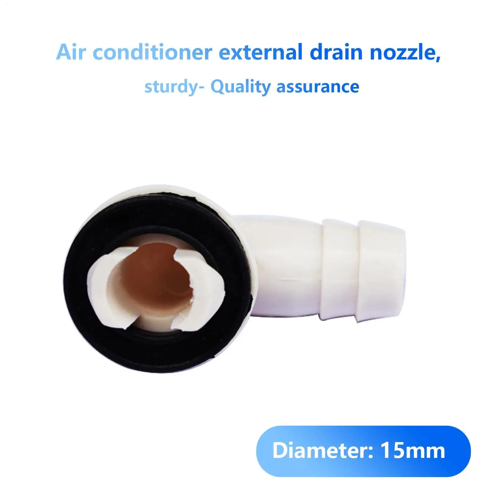Connecteur de sortie de drain d'angle droit pour climatiseur, tuyau de drainage, outil de drainage de climatisation