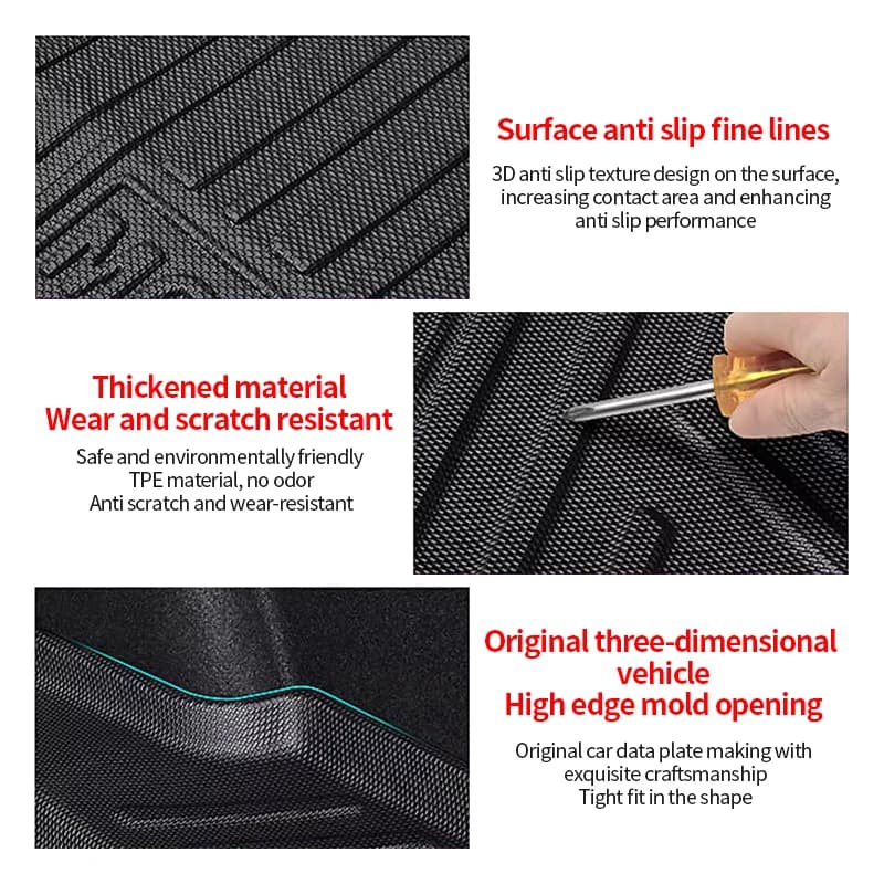 Tapis de coffre arrière de voiture pour Hyundai, coussin de rangement de coffre de protection étanche, accessoires automobiles, 4,3 fils, 2016, 2017, 2018, 2019, 2020, 2021, TL