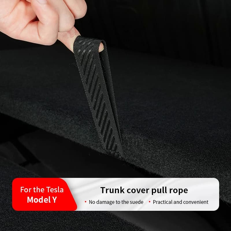 Cordon de traction intérieur pour coffre arrière et cache de coffre pour Tesla Model Y - Pièces de modification