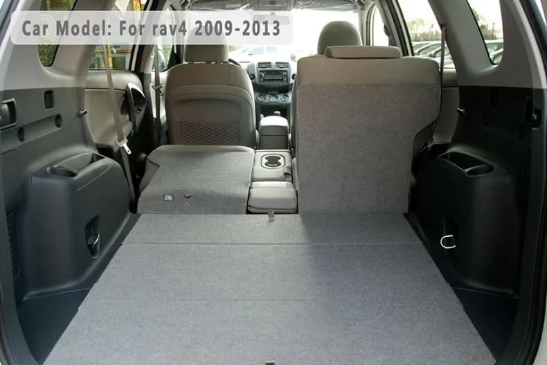 Tapis de sol de voiture tapis de coffre pour Toyota RAV4 RAV 4 2007 2008 2009 2010 2011 2012 2013 accessoires d'intérieur automobile tapis imperméables