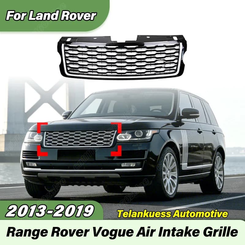 Pour Land Rover Range Rover Vogue 2013 2014 2015 2016 2017 2018 2019 Kit De Modification Du Corps Du Couvercle De Protection Du Radiateur De Course De Sport
