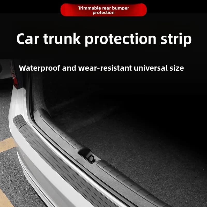 Bande de protection universelle pour coffre de voiture, anti-rayures, protection de seuil de porte, anti-usure, pare-chocs arrière, anti-collision, protection intérieure automobile