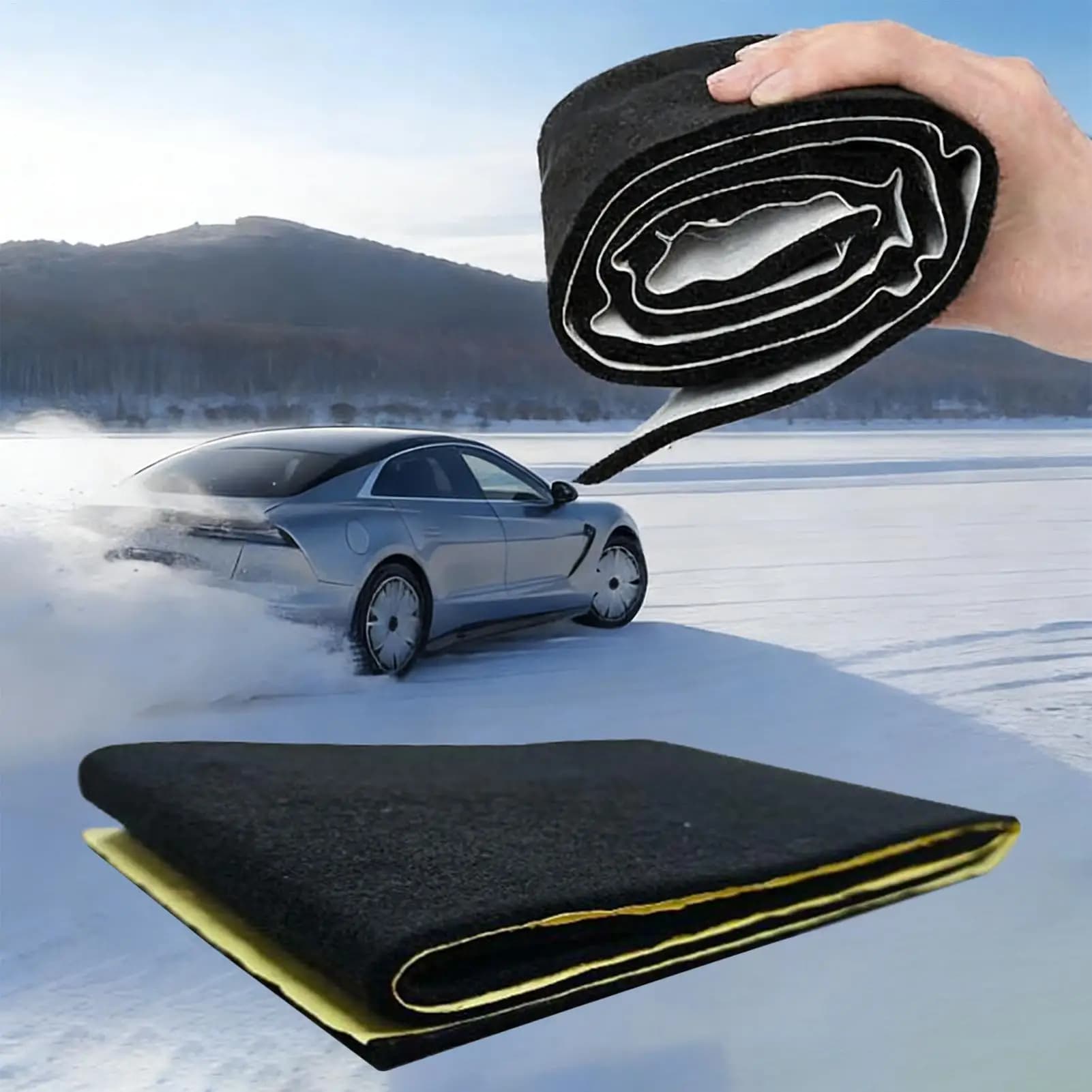 Adhésif isolant pour batterie de voiture, fournitures automobiles, couverture ignifuge pour batterie de voiture, couverture thermique pour batterie d'hiver pour camions et SUV