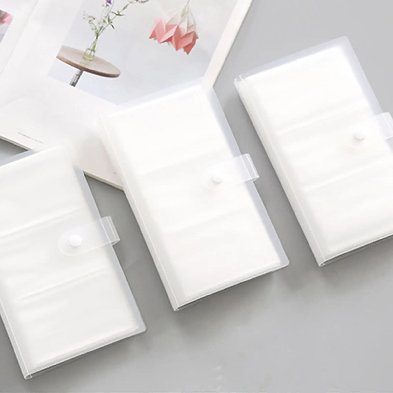 Album photo Polaroid contenant 120/240 emplacements | Album photo Polaroid | Boîte de rangement pour cartes postales et photos | Album de cartes | COD