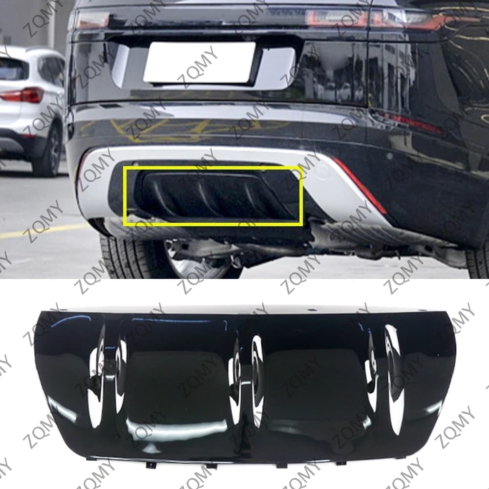 Protecteur de couvercle d'ouverture de crochet de remorquage arrière de voiture, noir brillant pour Land Rover Range Rover Velar 2018 2019 2020 2021 LR133261
