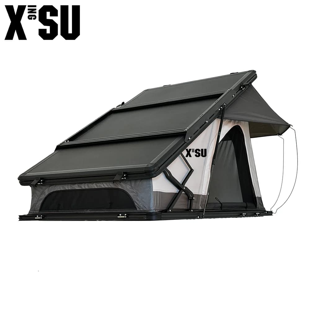 Tente de camping sur le toit de voiture Xscamper, directement de l'usine, tente de toit pour voiture 4x4 tout-terrain, tente de toit automatique pop-up pour le camping