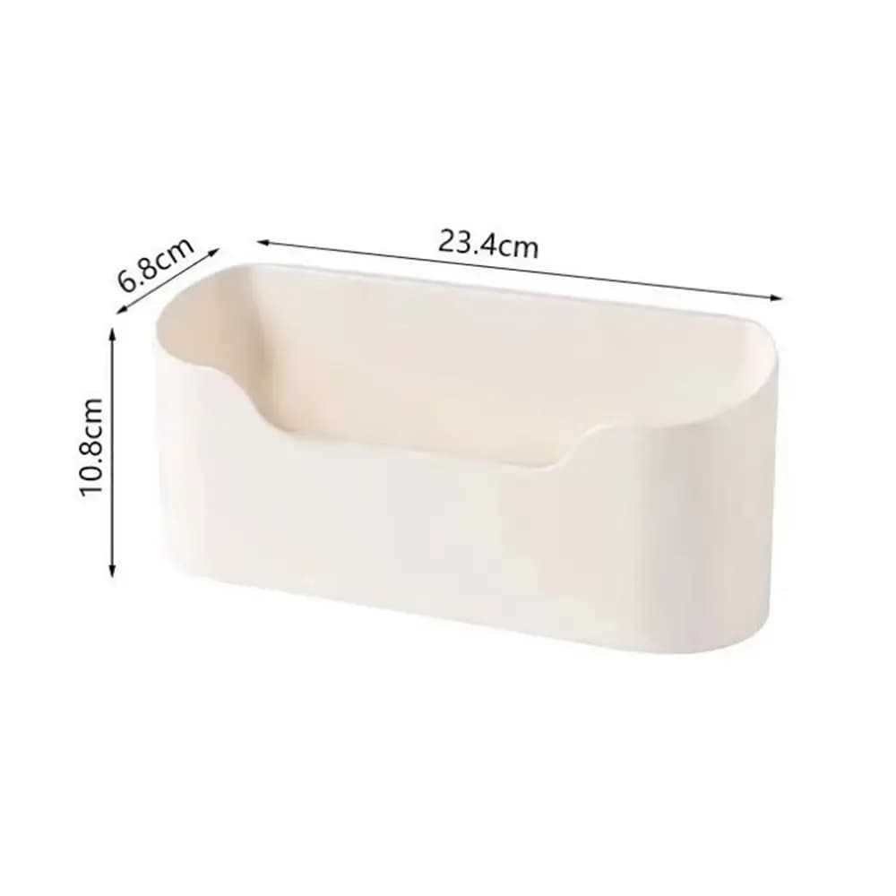 Boîte de Rangement Murale Durable T1, Rangement de Cuisine Domestique, Armoire Blanche, Multifonctionnelle, Film Alimentaire