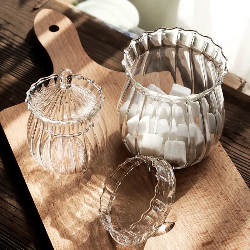 Bouteille de stockage en verre 400/150ml, réservoir de stockage d'assaisonnements pour la cuisine, transparent, résistant à l'humidité, pour aliments, fournitures de cuisine