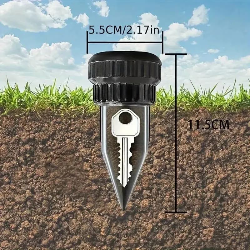 Coffre-fort secret en forme de pulvérisateur, anti-perte, boîte de rangement dissimulée, boîte de diversion pour clés de secours à la maison ou au jardin
