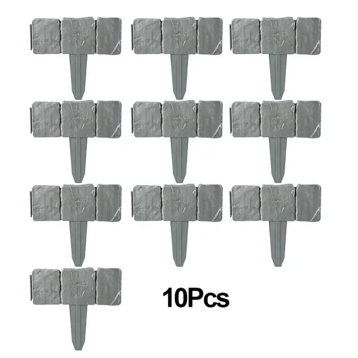 10/20 pièces Bordures de jardin paysagères sans creusement, Bordures de pelouse pour aménagement pay